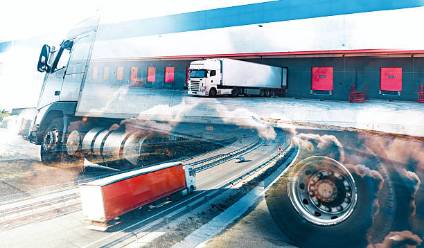 istock Abstract Design international shipment and highway. 2237554875