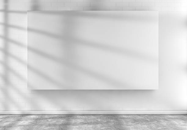 istock Empty exhibition room of paintings. 2237555154