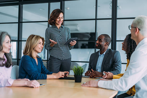 istock Team of professionals during a meeting. 2237561465