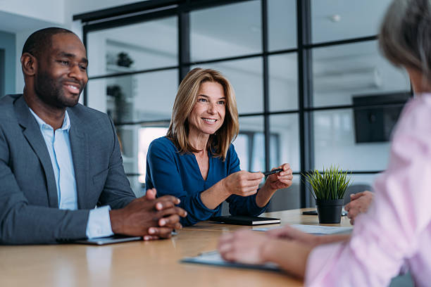 istock Business persons on meeting in the office. 2237561468