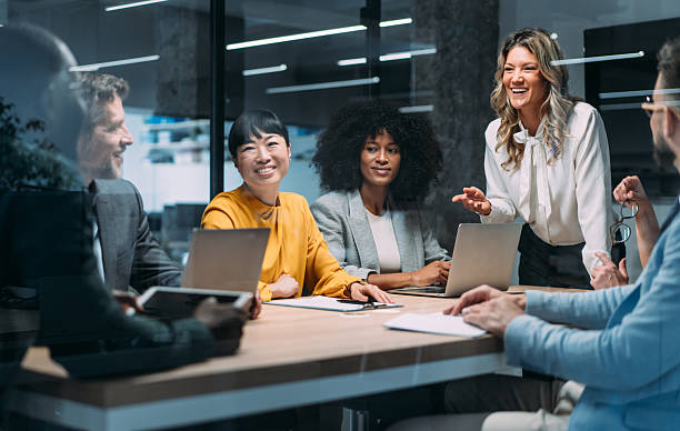 istock Team of professionals during a meeting. 2237562725