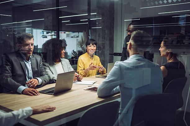 istock Team of professionals during a meeting. 2237562735