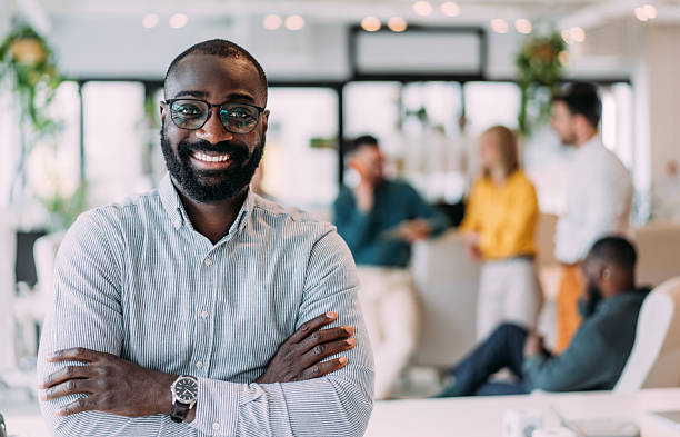istock Successful businessman in the office. 2237565699
