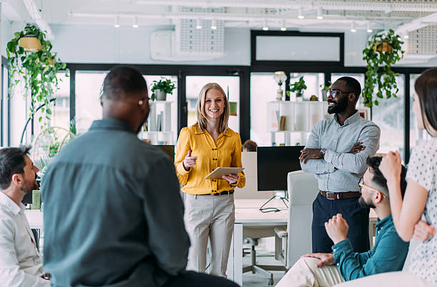 istock Team of professionals during a meeting. 2237565702