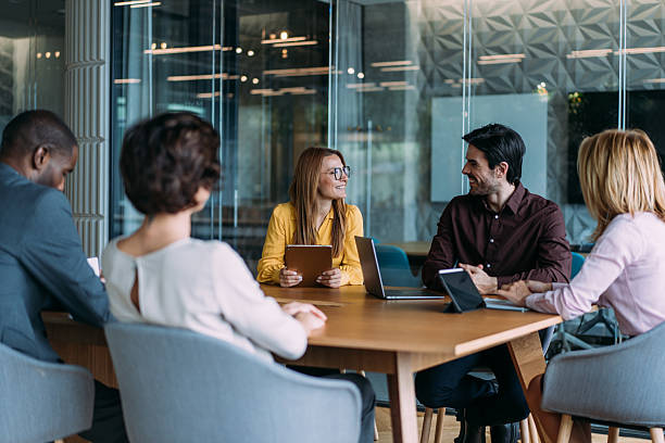 istock Business persons on meeting in the office. 2237566983