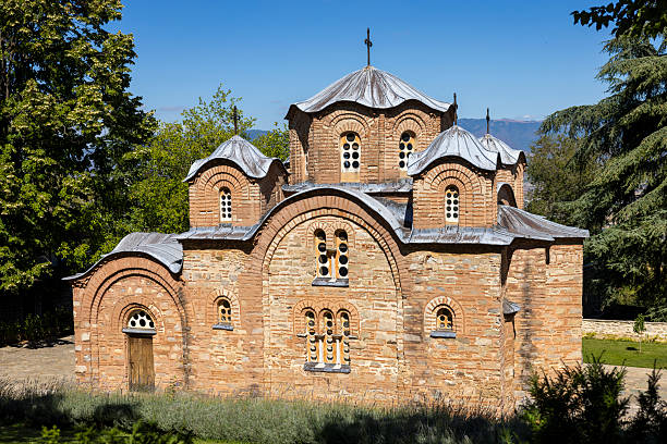 istock Ancient Saint Panteleimon Church surrounded by nature 2237568707