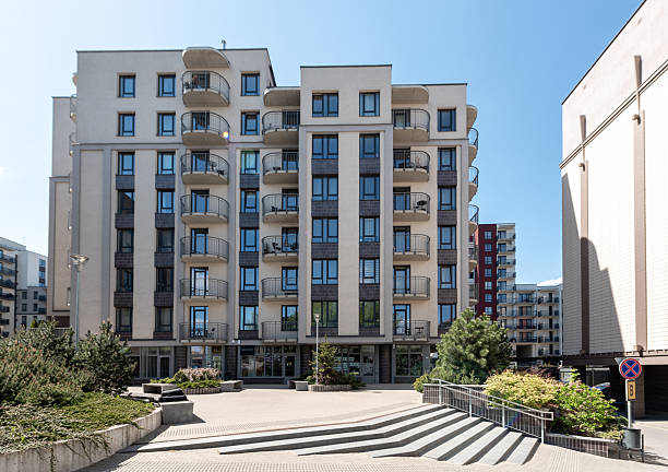 istock Modern Multi-Story Residential Building with Balconies in an Urban Setting 2237570572