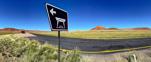 Picnic area road sign