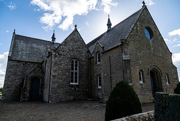 istock Side View Of Edrom Christian Church. 2237580048
