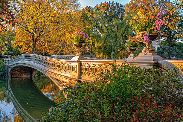 istock Bow bridge in late autumn 2237592875
