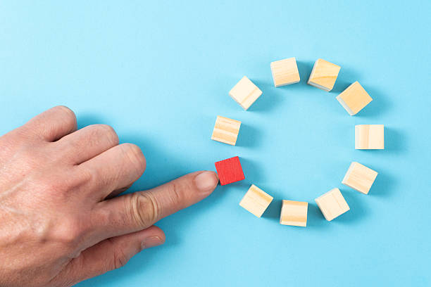 istock Concept of unique, different, diversity, outstanding, standout or talent 2237601217