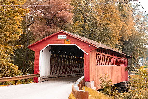 istock Silk Road Historic Covered Bridge Bennington VT 2237601456