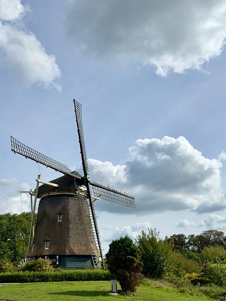 istock A traditional wooden windmill in Netherlands 2237604475