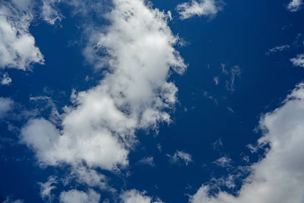 istock Blue sky with clouds background for wallpaper and texture 2237604845