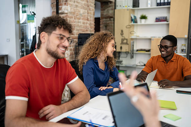 istock Diverse business team collaborating during a meeting in office 2237611553