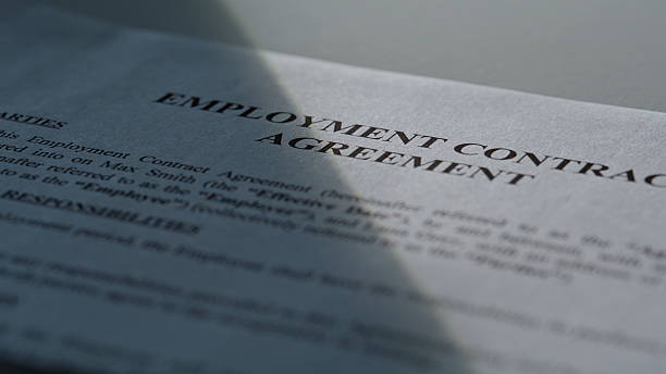 istock Dolly shot legal file with visible text. Formal agreement structured language 2237612749