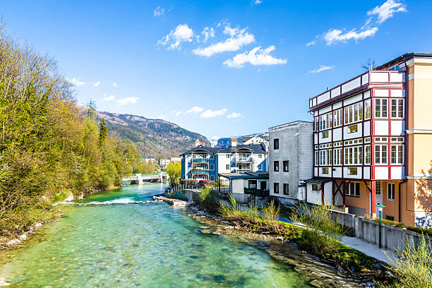 istock old city Bad Ischl at traun river 2237622591
