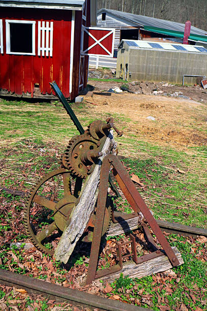 istock Rusted vintage farm equipment 2237636567