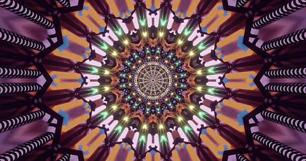 istock Vibrant kaleidoscope pattern with detail 2237643898
