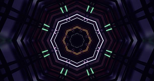 istock Colorful geometric pattern in a futuristic design 2237645270