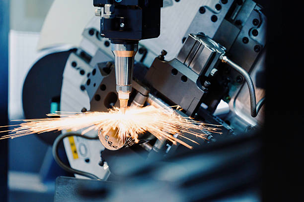 istock The machine is cutting in the factory. 2237653752