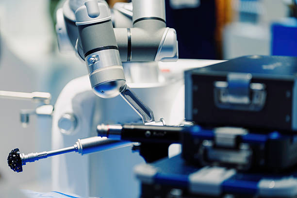 istock Medical robots are performing surgery. 2237653795