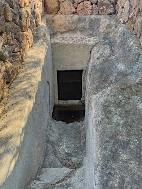 istock Ancient Domus de Janas rock cut tomb in Sardinia 2237656971