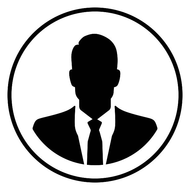 istock Business Man and administrator icon concept in orange color 2237657034