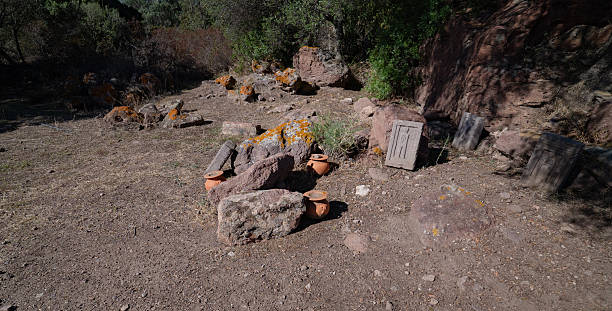 istock Ancient votive jars at Monte Sirai Tophet archaeological site 2237657571