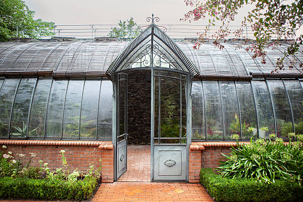istock Open door of a classic veranda 2237661983