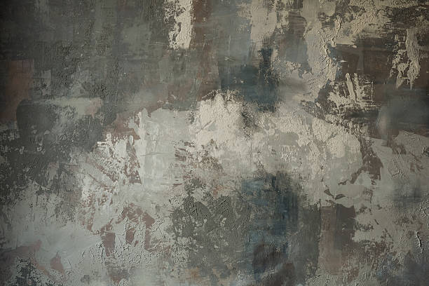 istock Unique textured wall with abstract patterns in soft tones and earthy colors 2237662076