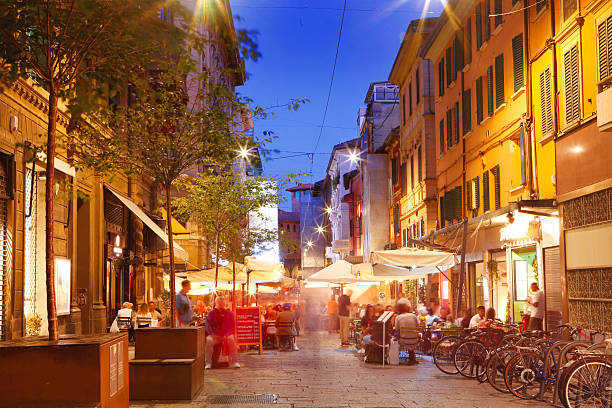 istock Bologna downtown by twilight 2237663417