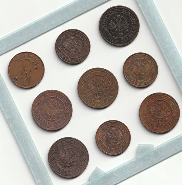 istock A collection of vintage coins arranged in a square frame, showcasing various designs and patinas, ideal for collectors or historical themes 2237667615