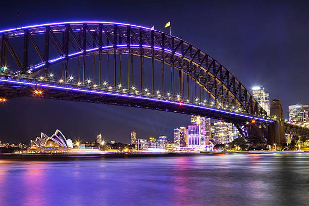 istock Sydney Vivid Mils Point Mid arch 2237674336