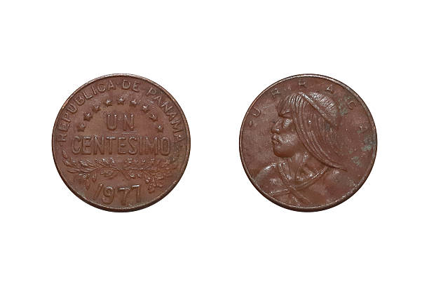 istock Panama 1 centesimo coin 1971 obverse and reverse on white background 2237681526
