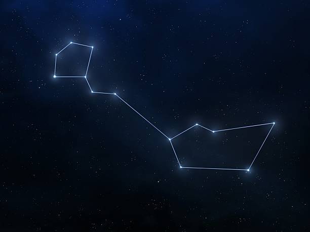 istock Cetus constellation in the sky. Stars on a dark background. 2237686891