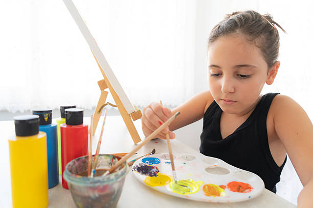 istock Little painting artist 2237694929
