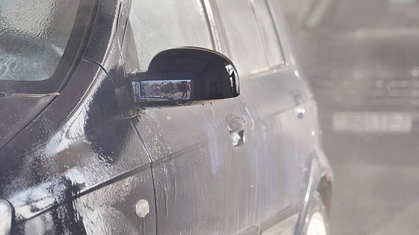 istock Car covered in soap during car wash 2237700245