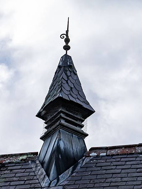 istock Church Weather Vane & Dark Storm Cloud. 2237705707