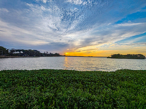 istock Beautiful sunset scene over the Tissa lake 2237712525