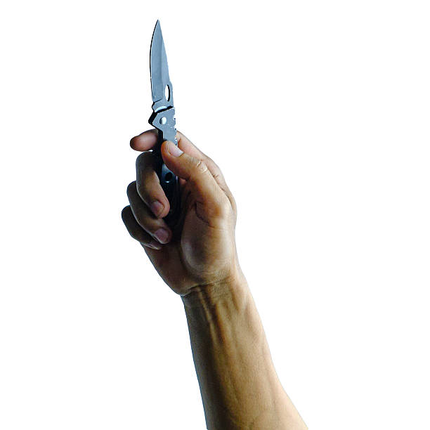 pocket knife on a background