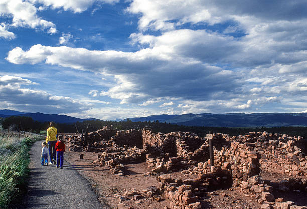 Pecos NHP - Walking Among Ruins - 1984
