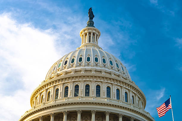 istock dome of the U.S. Capitol under blue sky. 2237730224