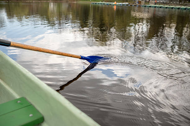 istock Rowing on a Calm Lake in Early Spring With Trees Reflecting on the Water Surface 2237737133