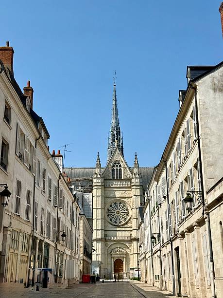 istock church on a street in Orleans 2237744084
