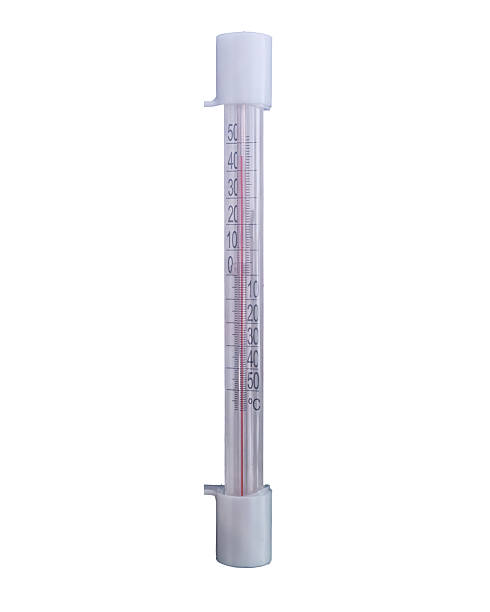 istock Thermometer for measuring air temperature isolated on white background. 2237756650