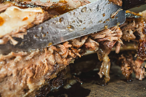 istock Juicy grilled beef ribs close up 2237774640