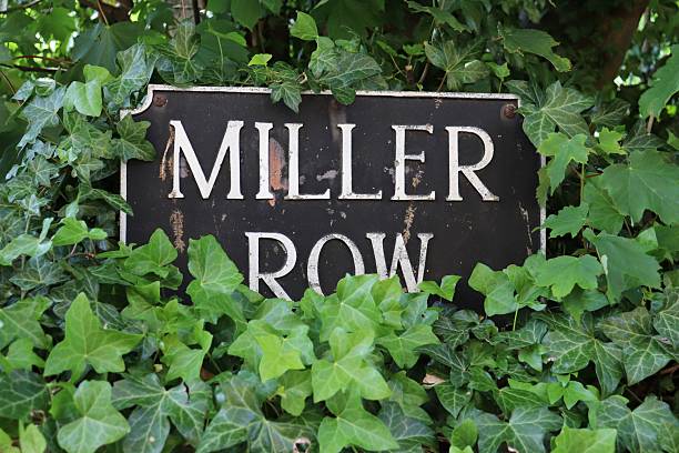 istock Miller Row Street Sign and Ivy 2237777438