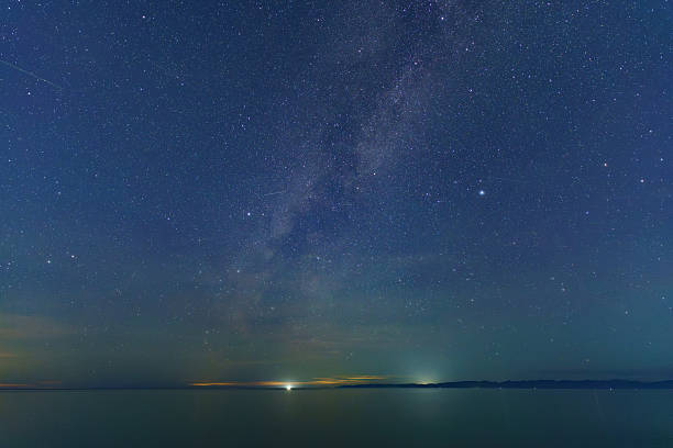 istock Starry sky, Milky Way and sea 2237808400