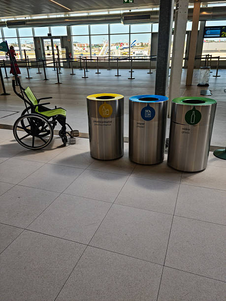 istock Modern Recycling Bins and Accessibility in a Public Area. 2237813539